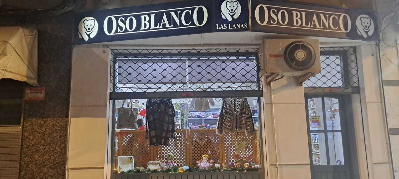 Fachada Mercería Oso Blanco